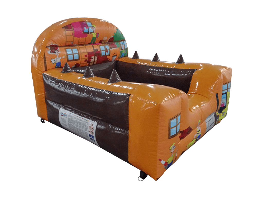Construction High Back Inflatable Ball Pool 1